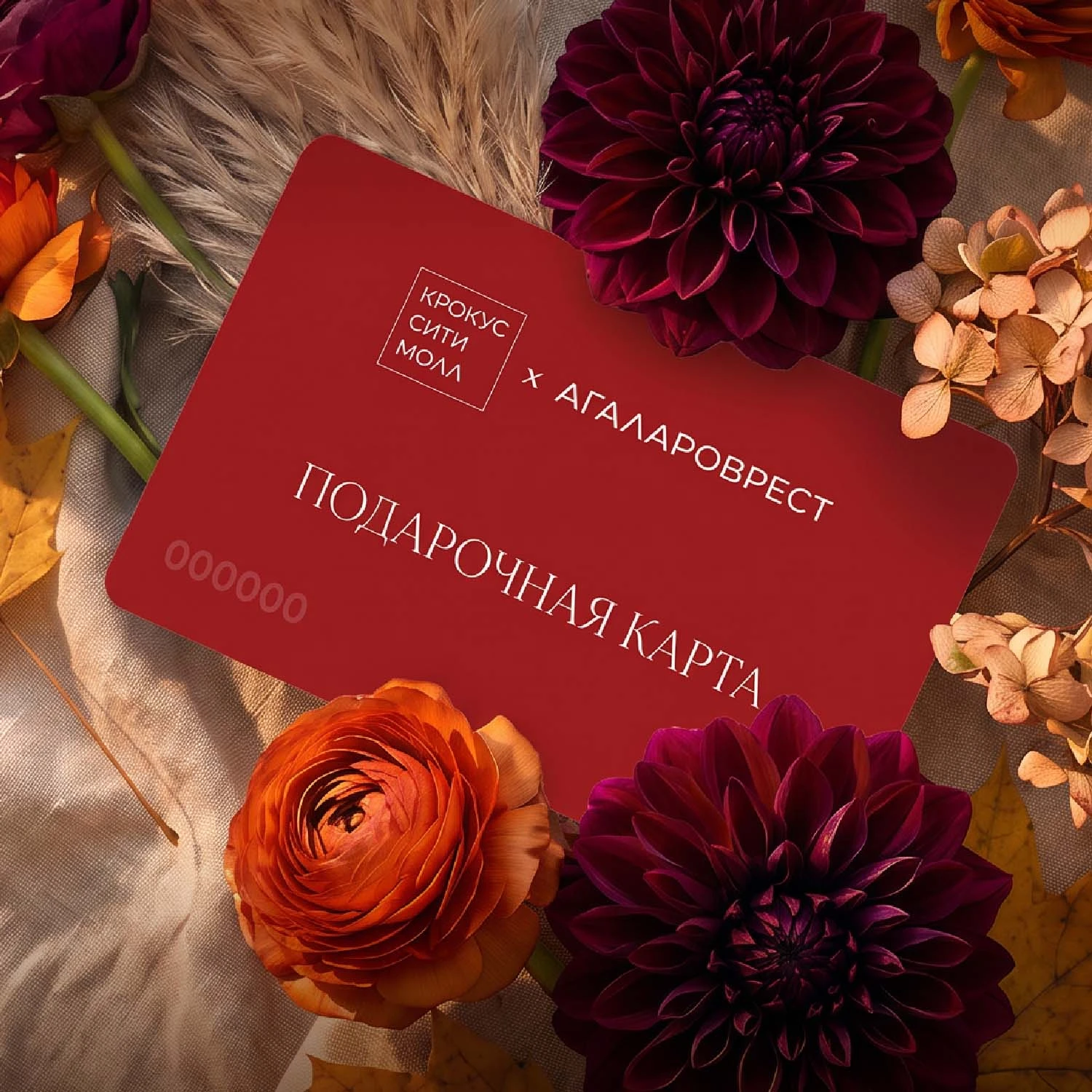 «КРОКУС СИТИ МОЛЛ» × AGALAROVREST: депозитная карта в подарок   